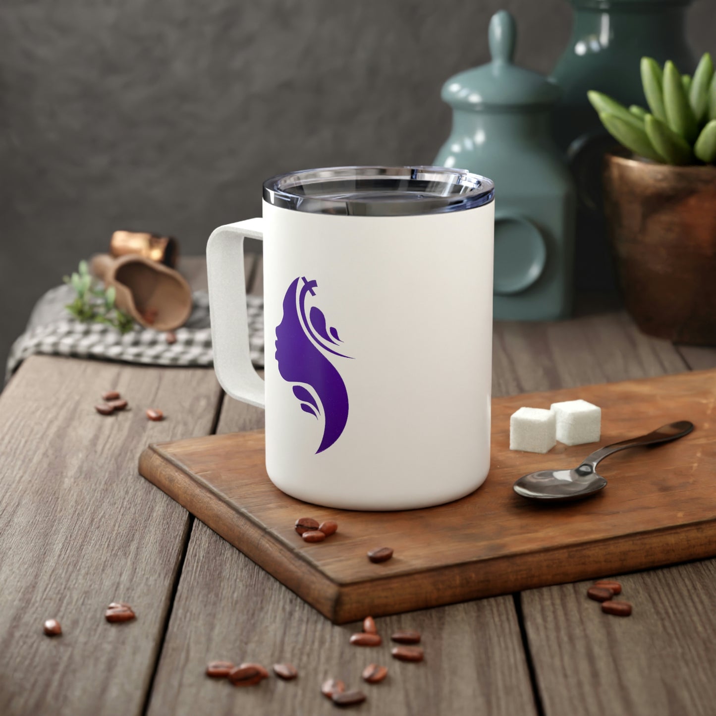 Insulated Coffee Mug, 10oz