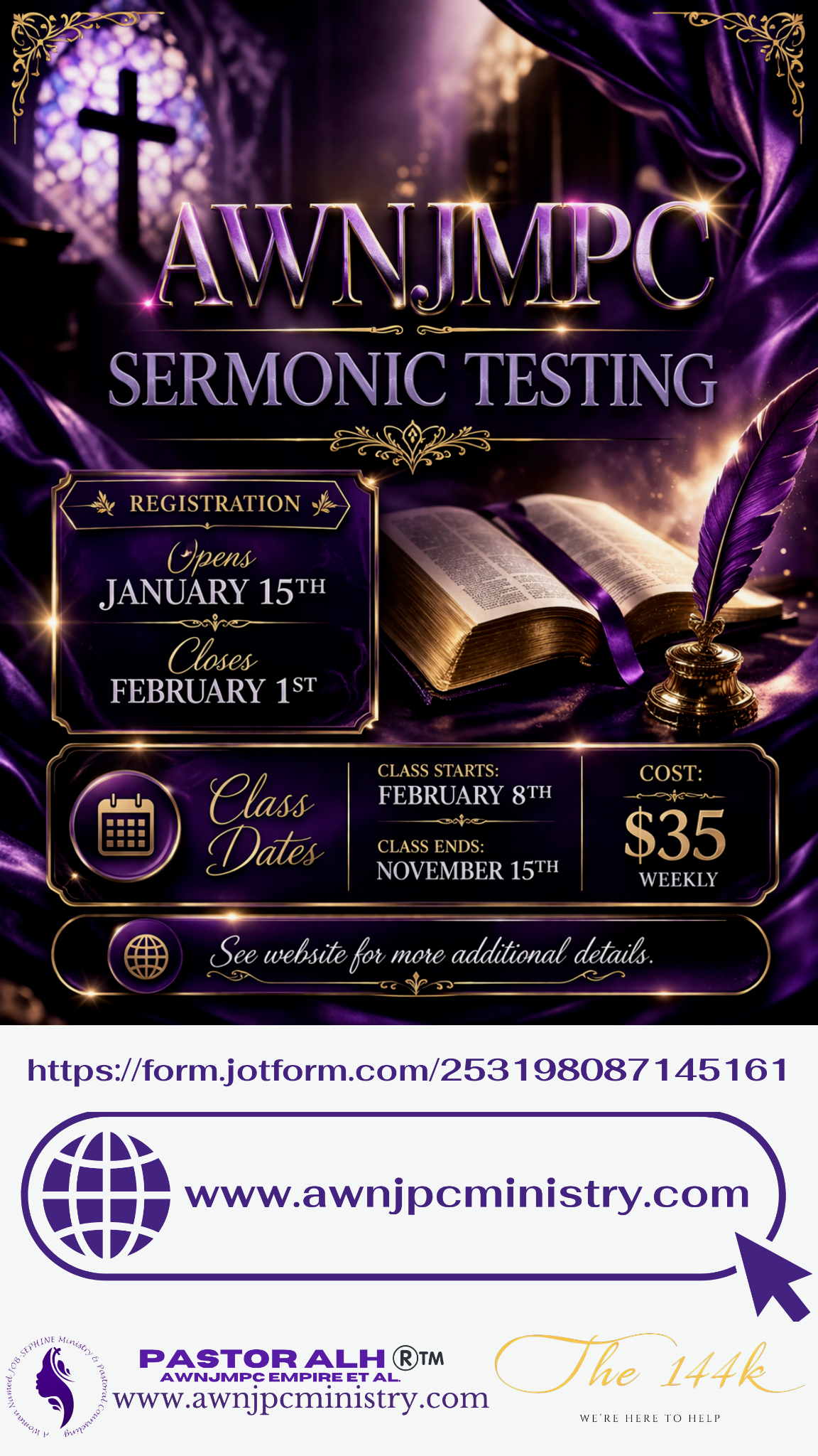 SERMONIC TESTING FULL PAYMENT FOR COURSE